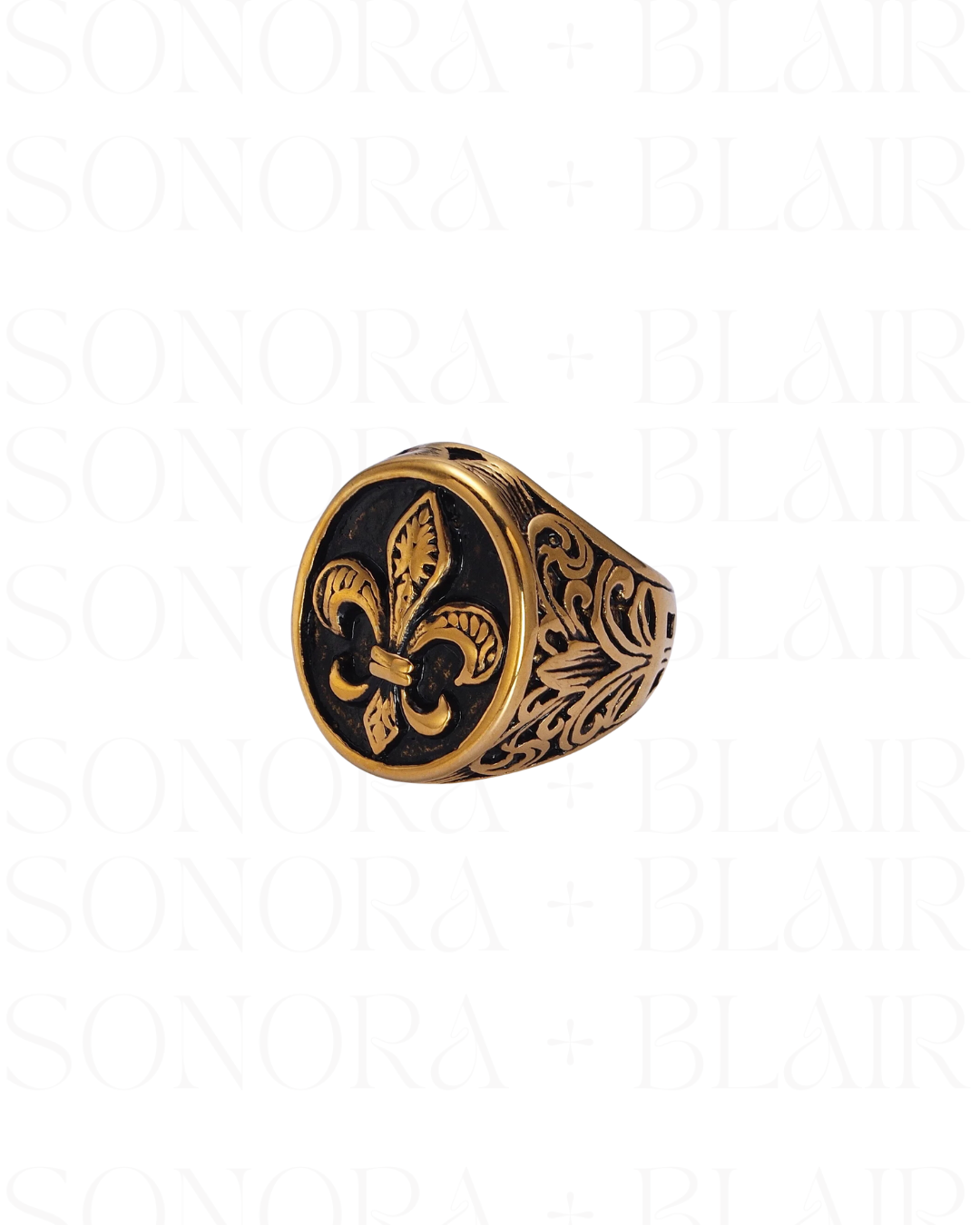 Fleur De Lis Signet Ring